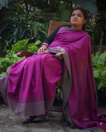 pink saree