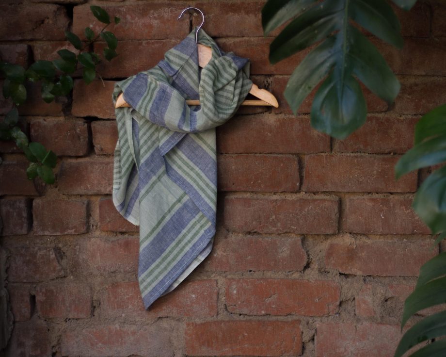 handloom cotton square scarf