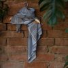 handloom cotton square scarf