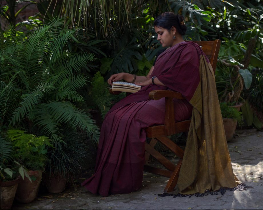 handloom cotton Ombre sarees