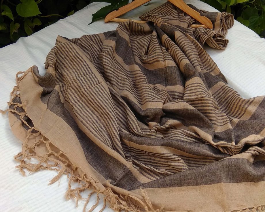 Handloom cotton dupatta