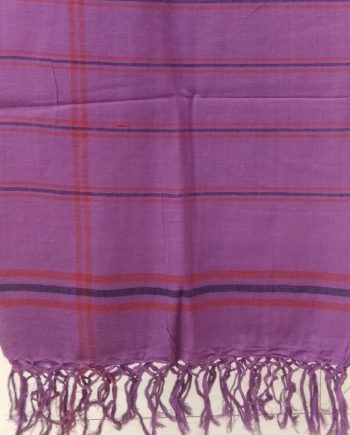 Handloom cotton scarf handmade handwoven in India