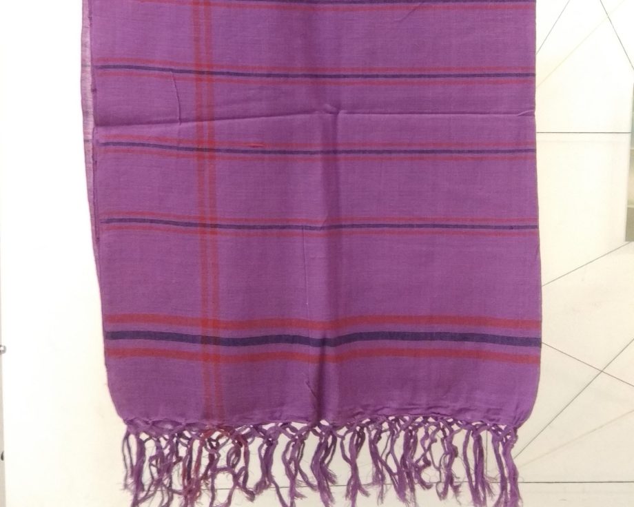 Handloom cotton scarf handmade handwoven in India