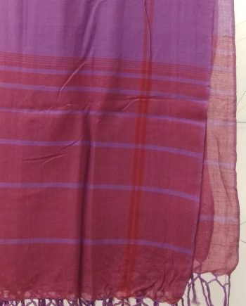 Handloom cotton scarf handmade handwoven in India