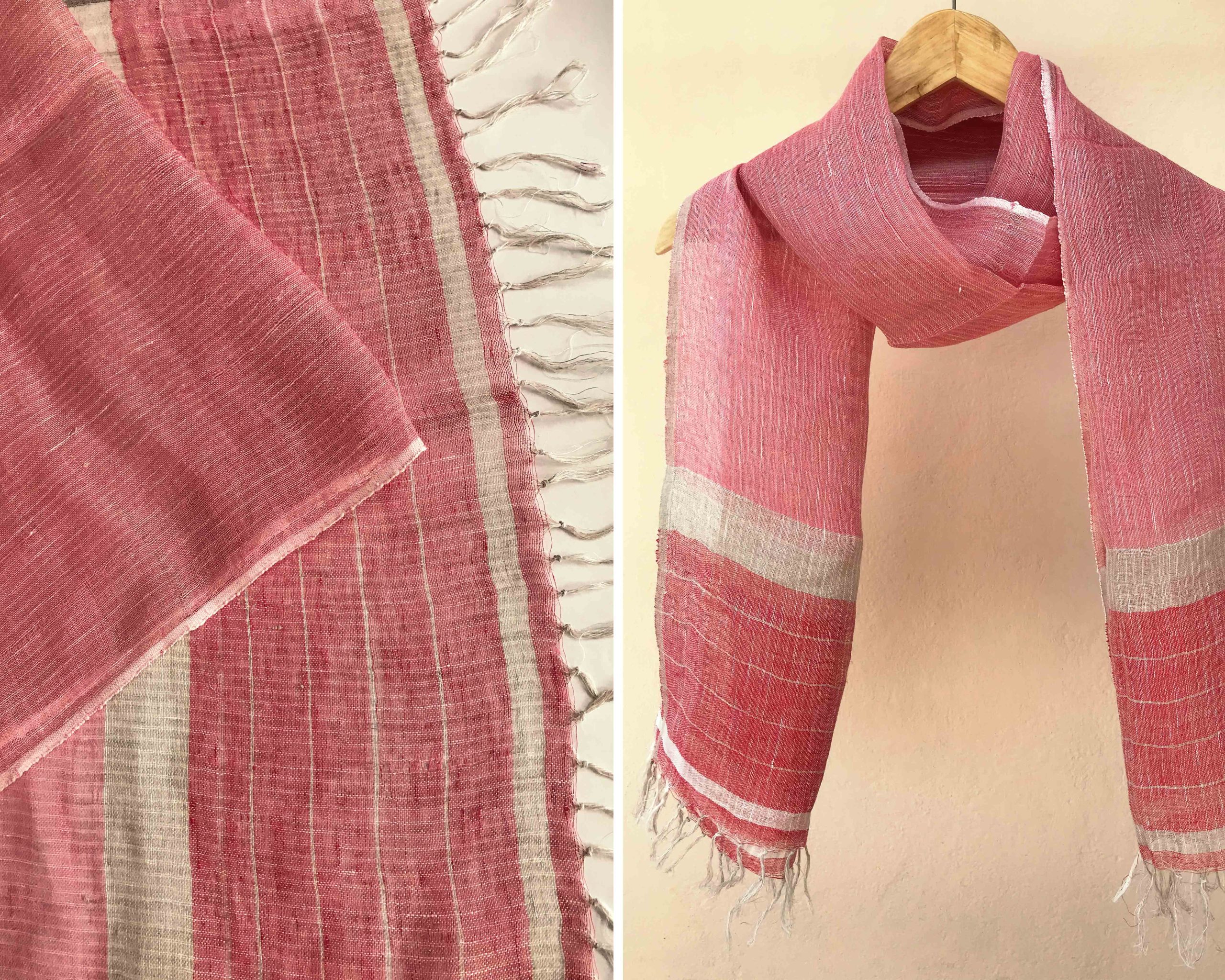 Handloom scarf : Linen Love