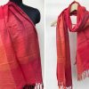 Handloom cotton scarf handwoven in India vocal for local