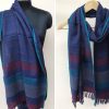 Handloom cotton scarf handmade handwoven linen in India pure wool