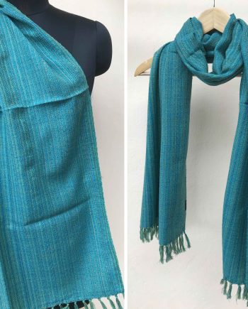 Handloom cotton scarf handmade handwoven linen in India pure wool