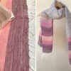 Handloom cotton scarf handmade handwoven linen in India