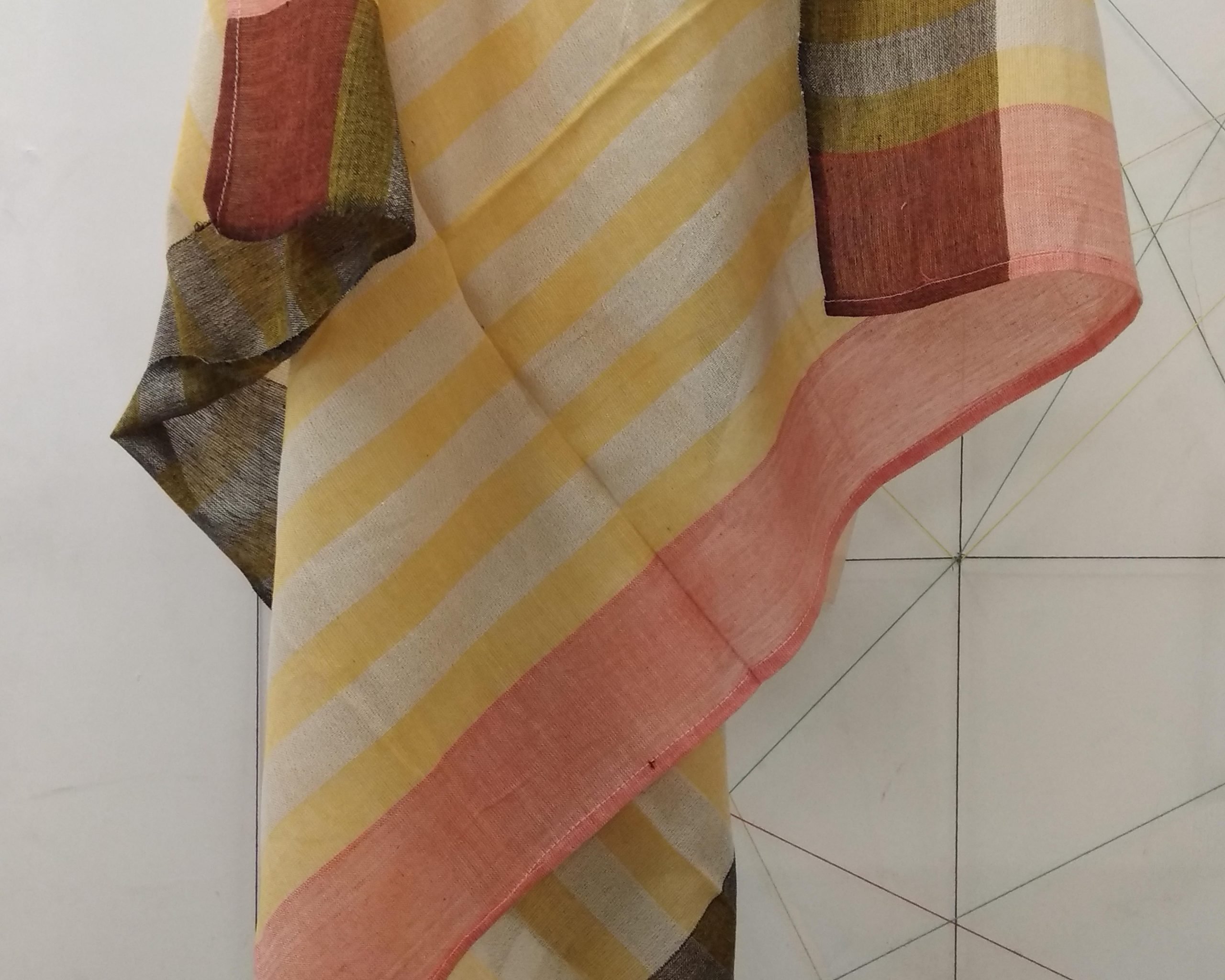 Pastel Handloom Cotton Scarf