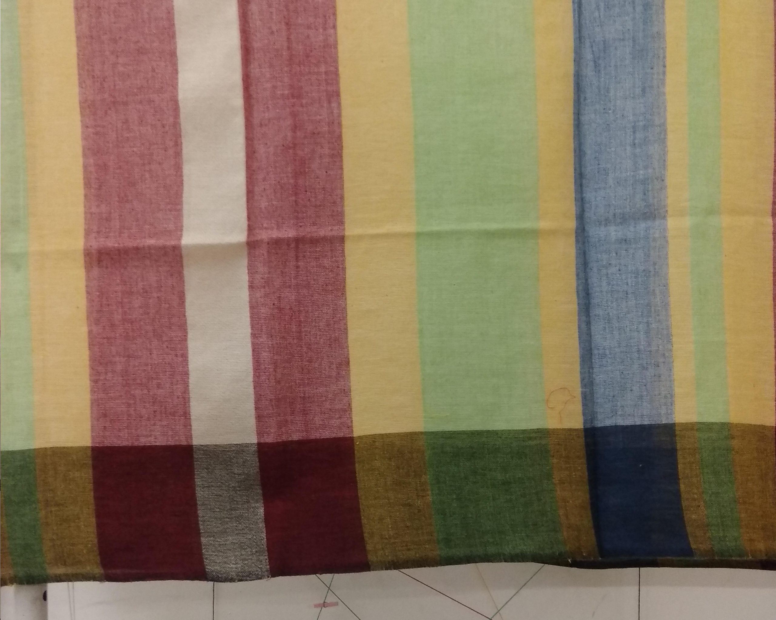 Handloom Multi colour Cotton Scarf