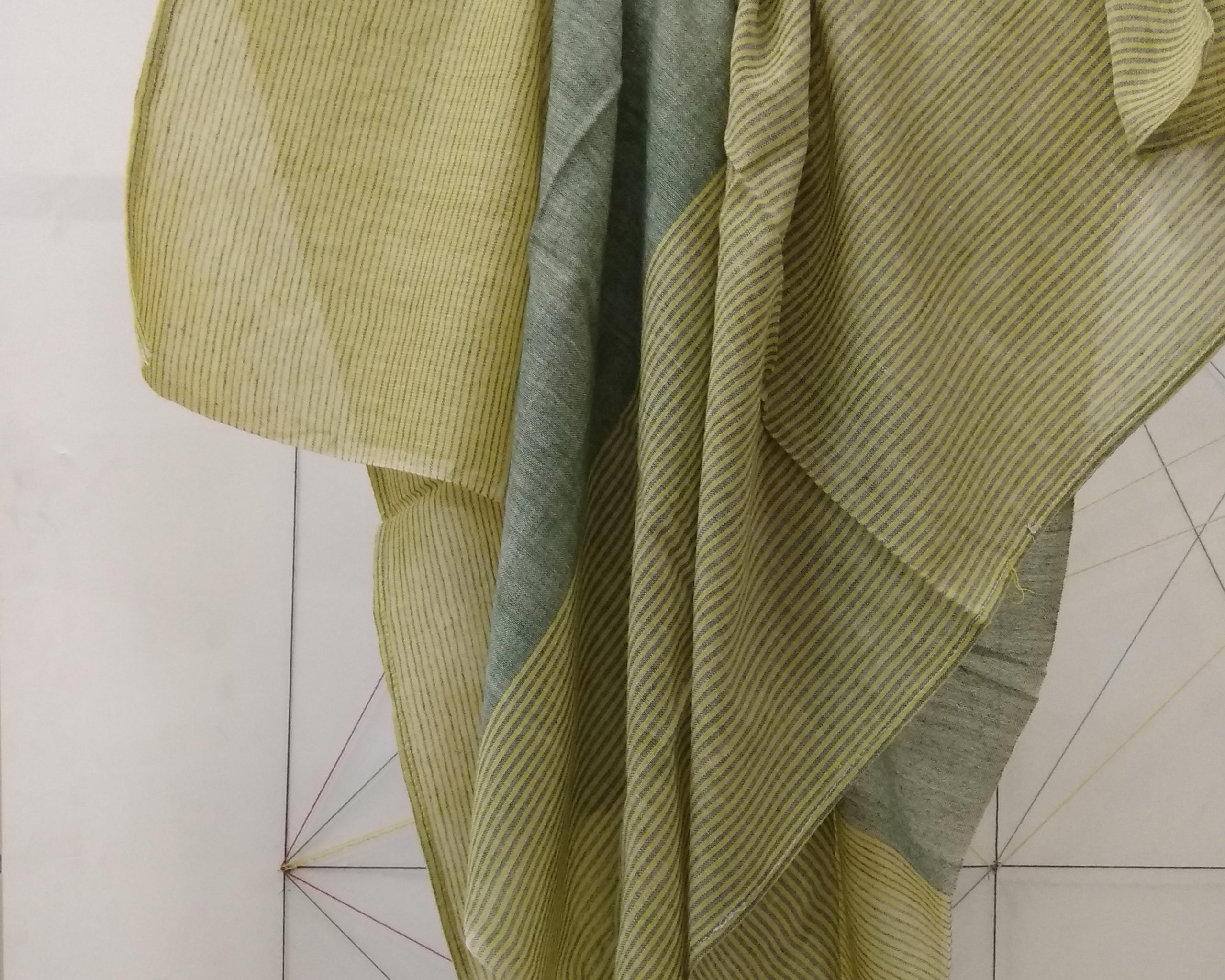 Pastel Handloom Cotton Scarf