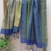 Handloom cotton scarf handmade handwoven in India