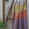 Handloom cotton scarf handmade handwoven in India