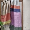 Handloom cotton scarf handmade handwoven in India