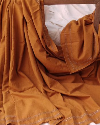 Handloom cotton saree, sari handmade handwoven in India