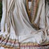 Handloom cotton saree, sari handmade handwoven in India