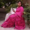 Handloom cotton saree, sari handmade handwoven in India