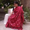 Handloom cotton saree, sari handmade handwoven in India