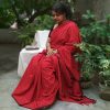 Handloom cotton saree, sari handmade handwoven in India