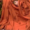 Handloom cotton saree, sari handmade handwoven in India