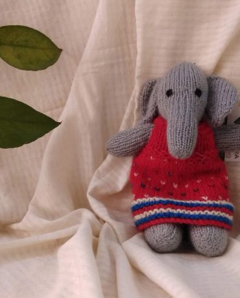 Handmade toy made in india handknitted stuff toy animal toy tiger elephant bunny