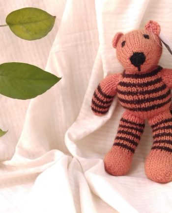 Handmade toy made in india handknitted stuff toy animal toy tiger elephant bunny mouse