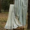 Handloom cotton saree. sari handmade and handwoven in India.