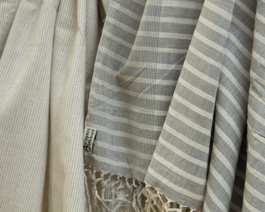 Handloom cotton and silk saree. sari handmade with natural silk and handwoven in India.