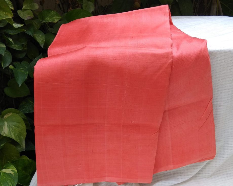 Handloom cotton saree, sari handmade natural white handwoven in India