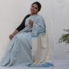 Handloom cotton and silk saree. sari handmade with natural silk and handwoven in India.