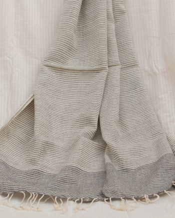 Handloom cotton scarf handmade handwoven in India
