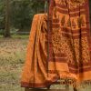 Handloom cotton saree, sari handmade handwoven in India