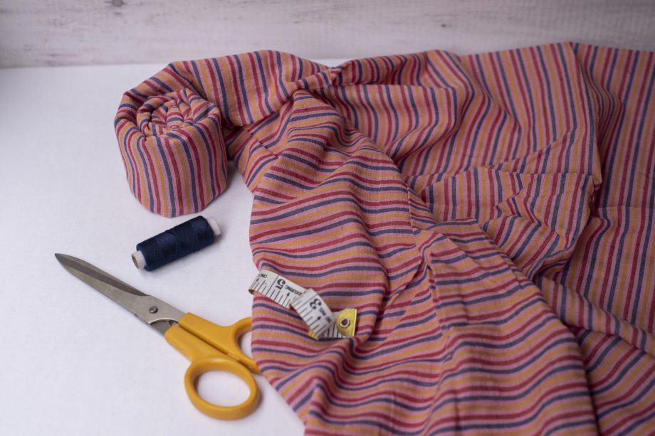 Handloom cotton fabric.
