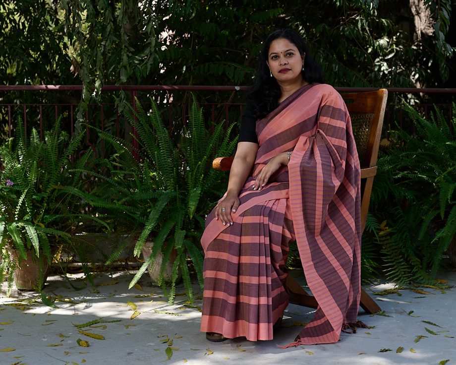 handloom cotton fabric sari Indian fashion