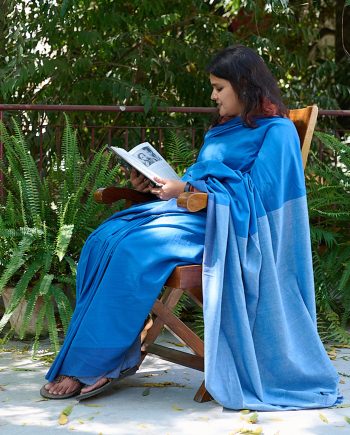 handloom cotton fabric sari Indian sustainable fashion
